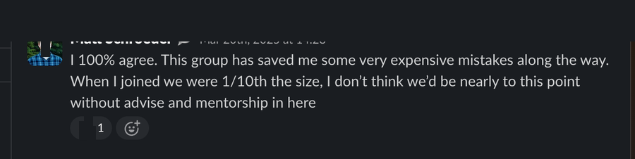 Member comment