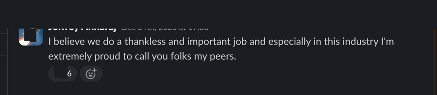Member comment