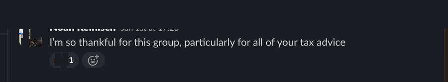 Member comment