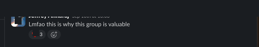 Member comment